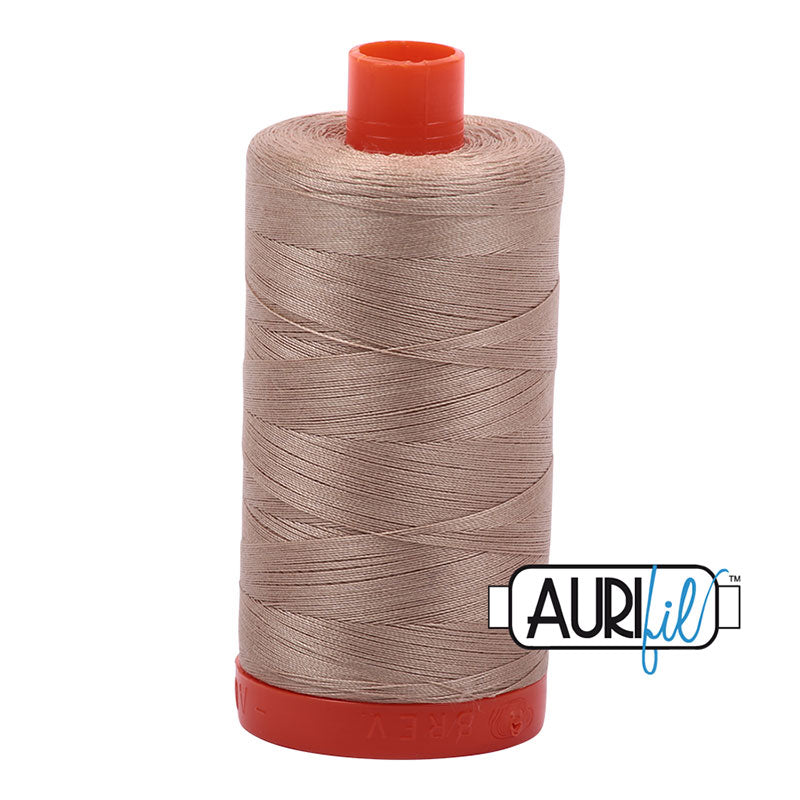 Aurifil Mako Cotton 50wt Thread - 2326 Sand