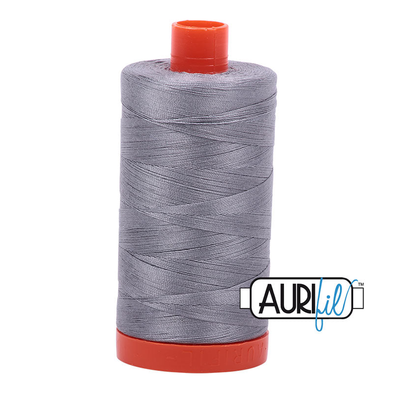 Aurifil Mako Cotton 50wt Thread - 2605 Grey