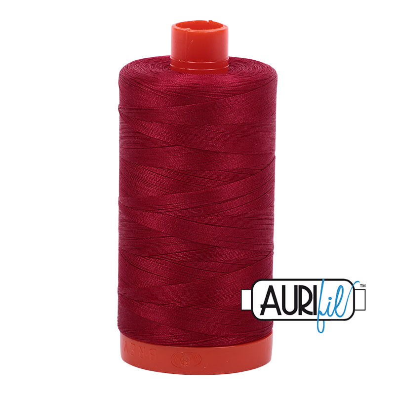 Aurifil Mako Cotton 50wt Thread - 2260 Red Wine