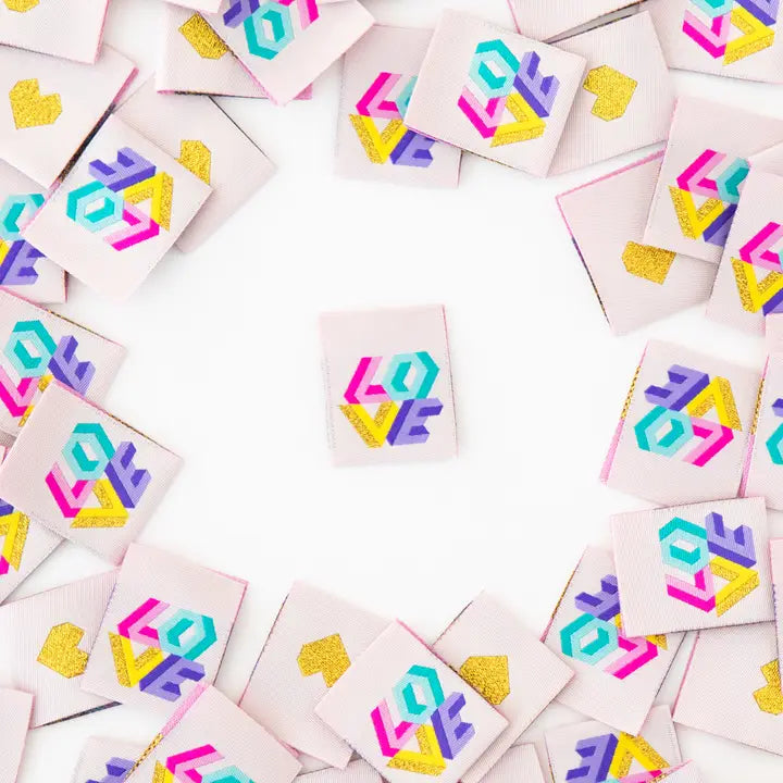 Sarah Hearts - Love Quilt - Woven Labels