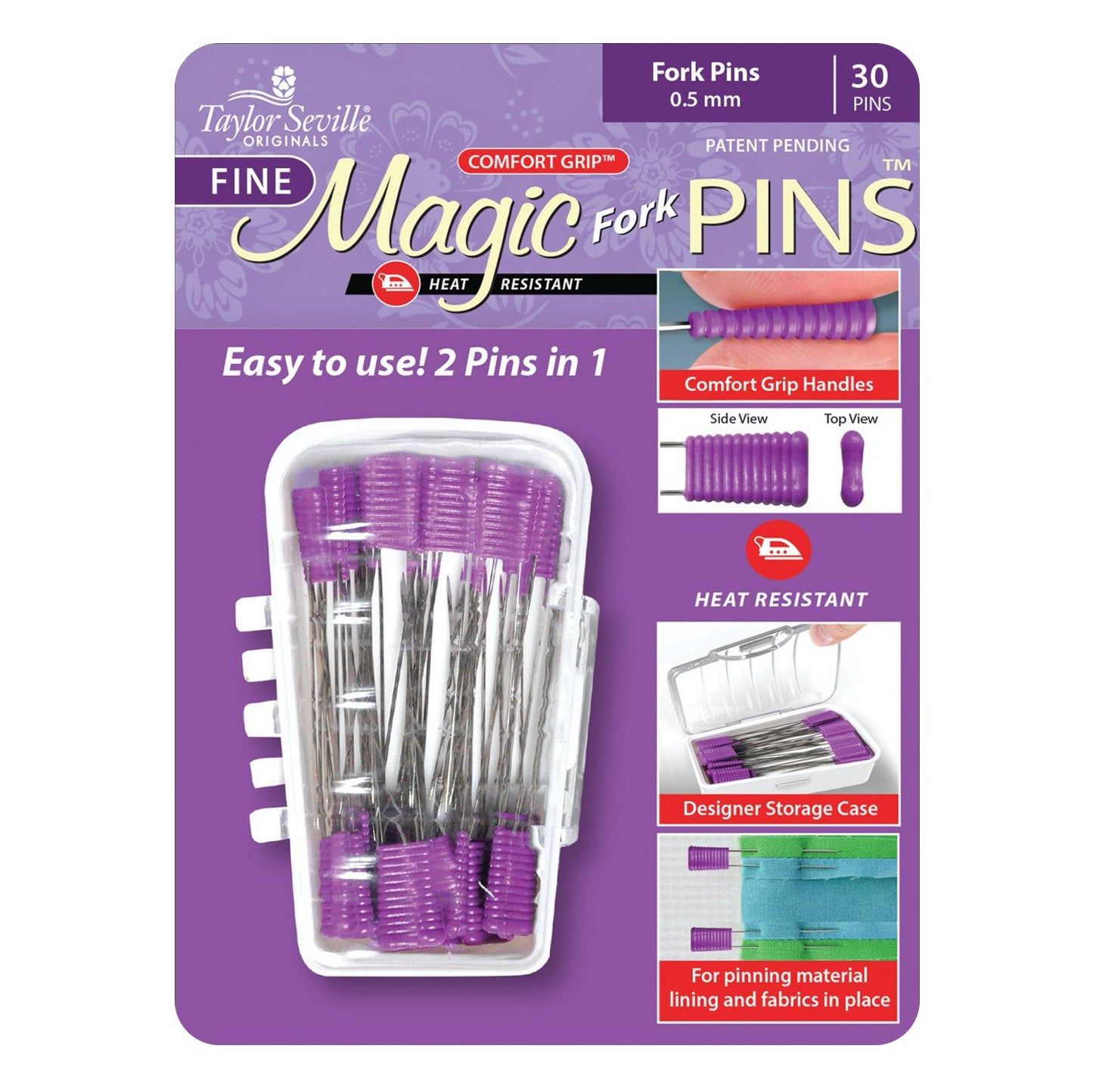 Magic Fork Pins - Fine - 30 ct
