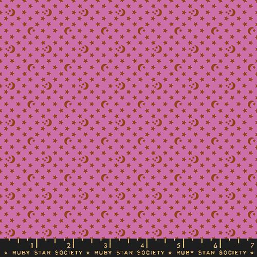 Ooh Lucky Lucky - Moon and Stars - Heliotrope