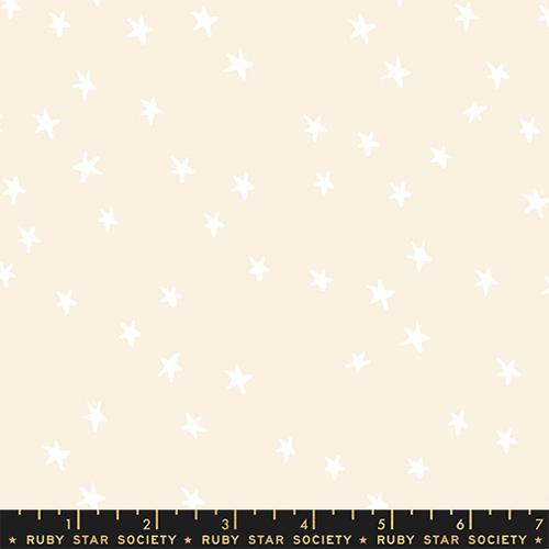 New Starry - White on Natural