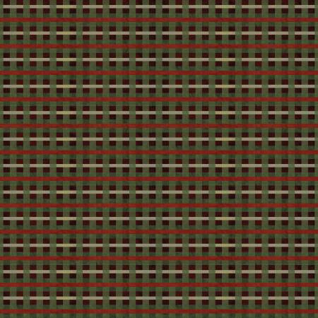 Up on The Housetop - Plaid - Green