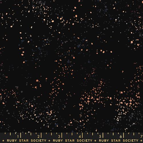 108" Wide Back - Speckled Metallic - Black
