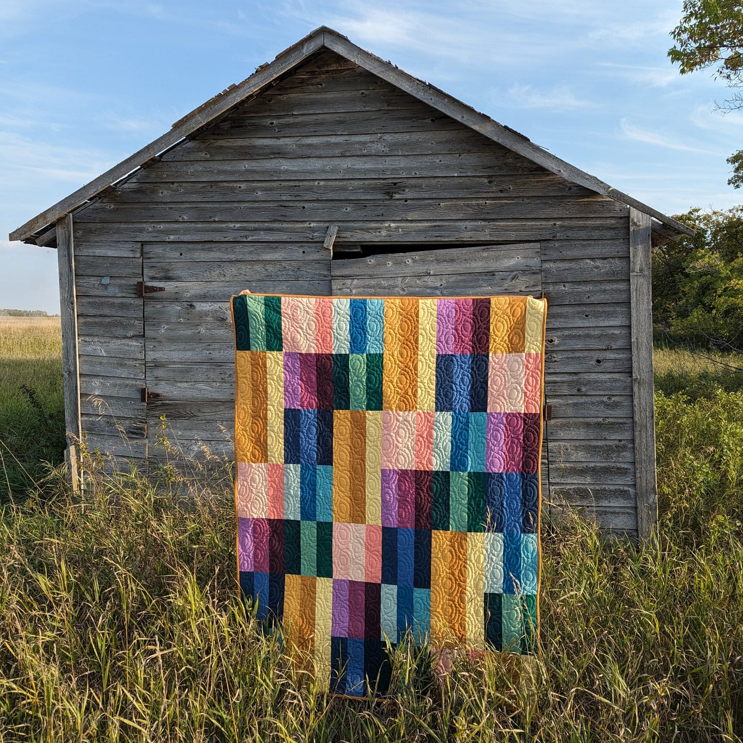 Paint Lake Quilt Kit - Spring Version