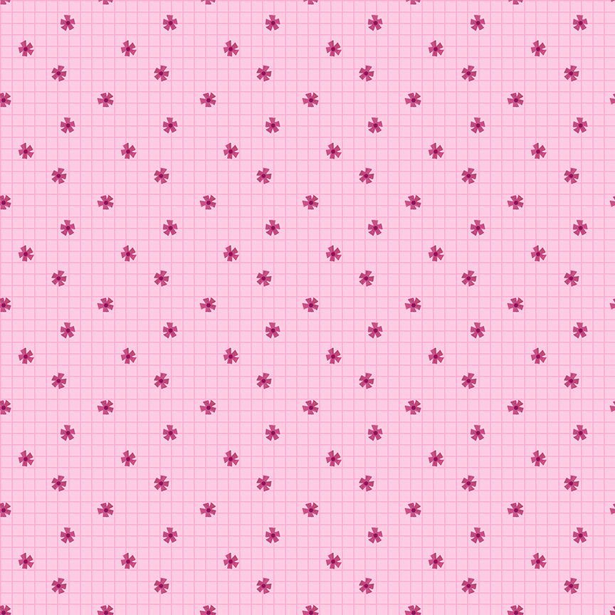 Lazy Sunday - Flower Grid - Rose