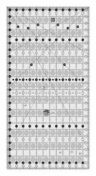 Creative Grids, Big Easy Quilt Ruler 12-1/2 x 24-1/2 : Sewing