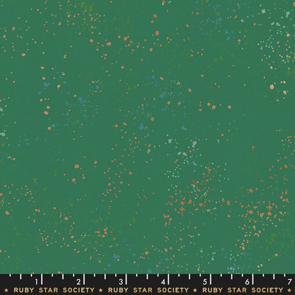 Speckled - Metallic Emerald Green