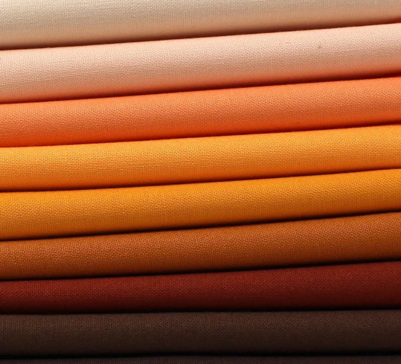 🧡 Orange Fabrics