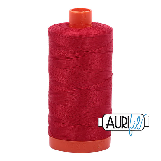 Aurifil Mako Cotton 50wt Thread - 2250 Red