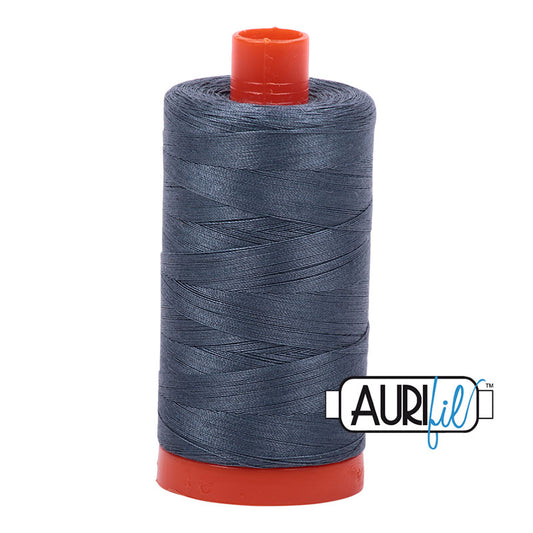 Aurifil Mako Cotton 50wt Thread - 1158 Medium Grey