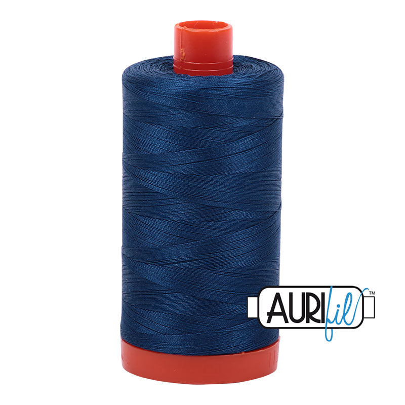 Aurifil Mako Cotton 50wt Thread - 2783 Delft Blue