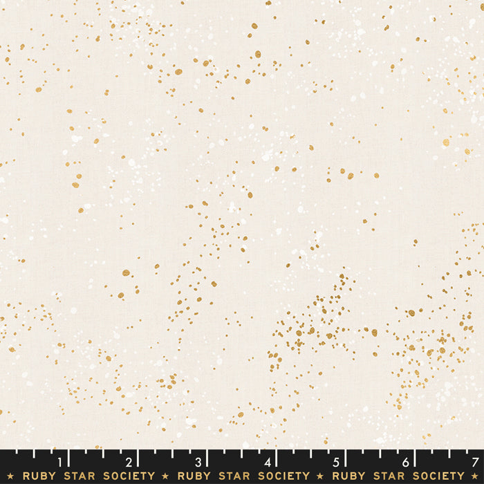 Speckled - Metallic - White Gold