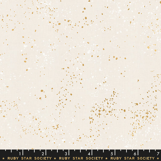 Speckled - Metallic - White Gold