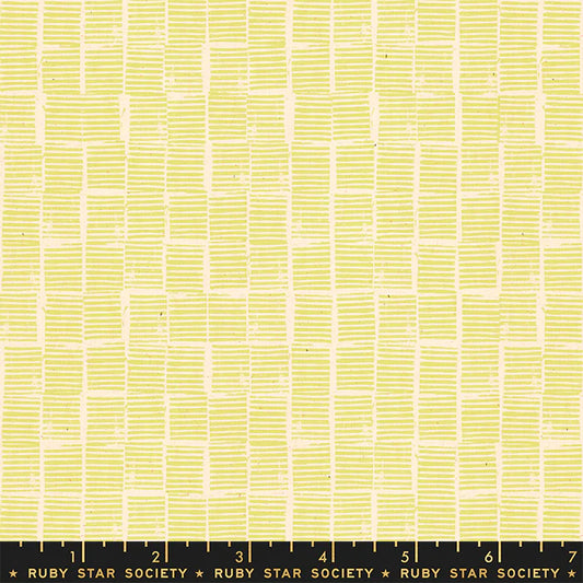 Heirloom - Stripe Stamp - Soft Yellow