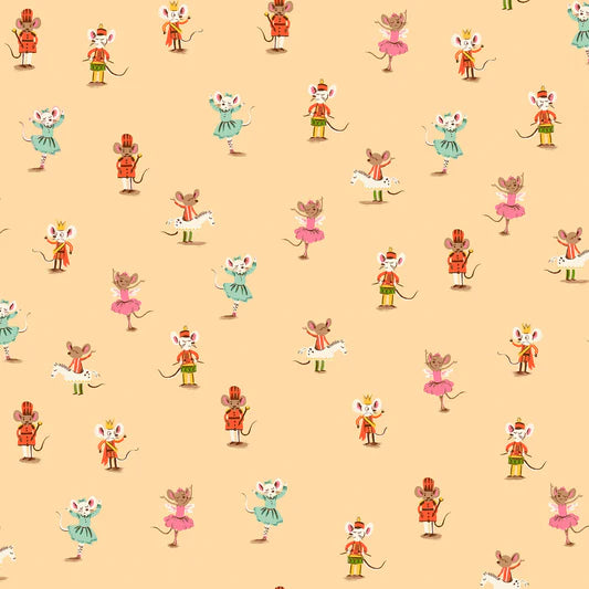Studio Edit - Nutcracker Mice - Peach