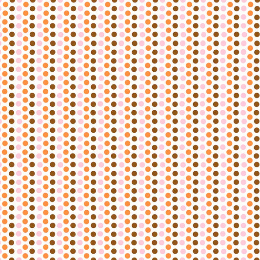 Studio Edit - Dots - Pink and Orange