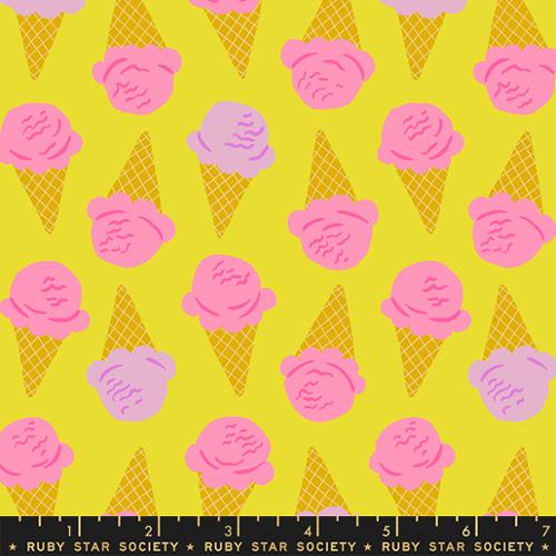 Sugar Cone - Ice Cream - Citron
