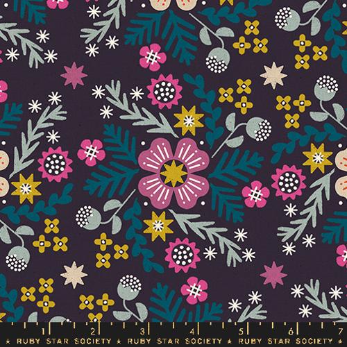 Pivot - Wildflower Canvas - Linen Eggplant