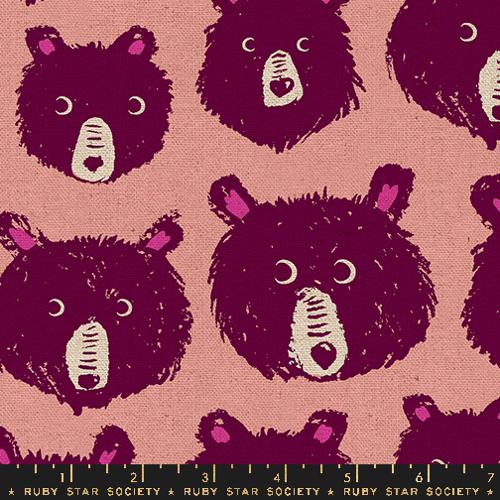 Teddy and the Bears - Teddy and the Bears - Canvas - Peach Fizz