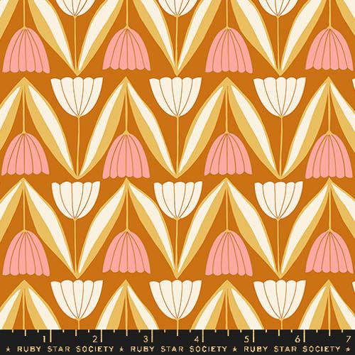 Endpaper - Tulips - Saddle