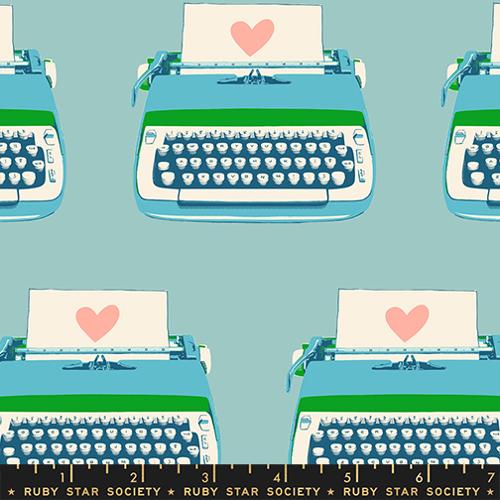 Best Day Ever - Typewriters - Turquoise