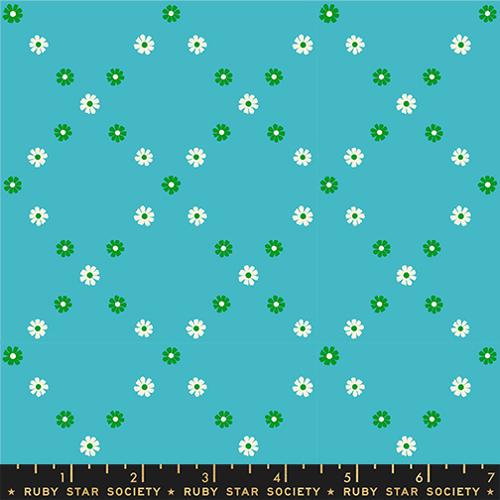 Best Day Ever - Diamond Flowers - Turquoise