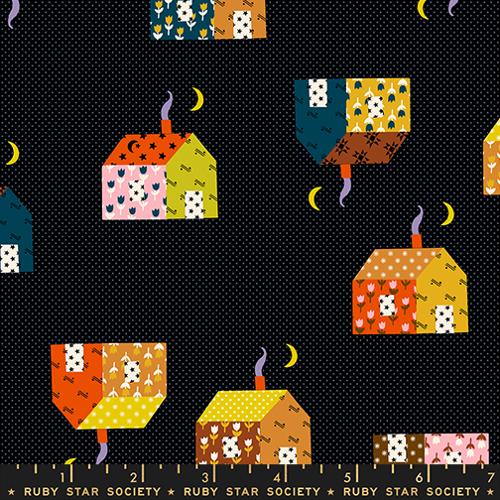 Mystic Fable - Little Houses - Soft Black