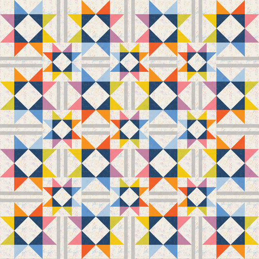 Prismatic Night Quilt Kit - Throw Size