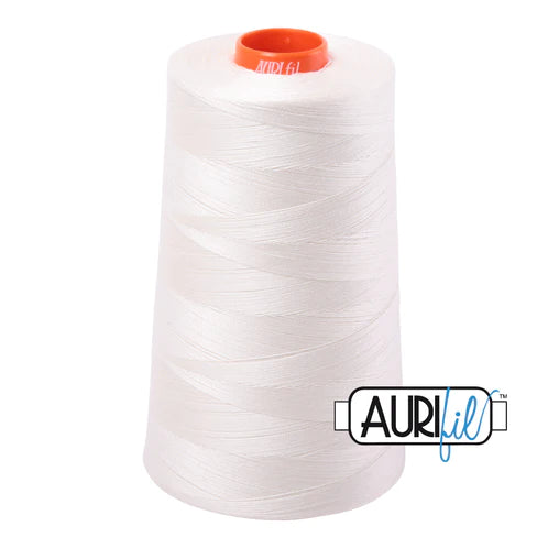 Aurifil Mako Cotton 50wt Thread Cone - 2026 Chalk