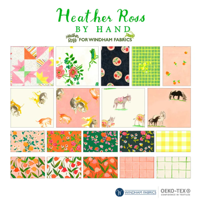 Heather Ross - By Hand - Fat Quarter Bundle