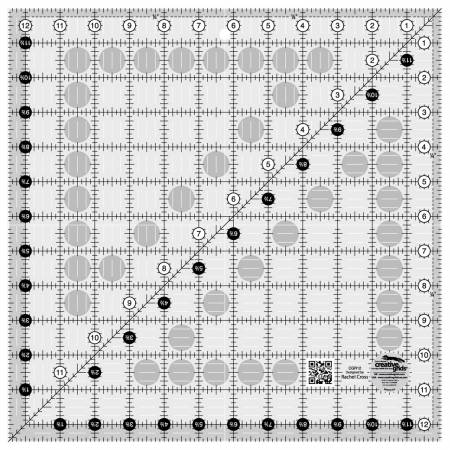 Creative Grids Quilt Ruler - 12-1/2in Square