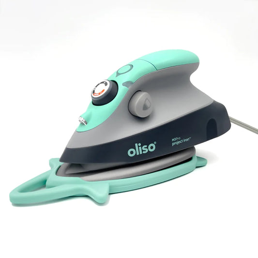 Oliso - Mini Iron with Trivet - Aqua