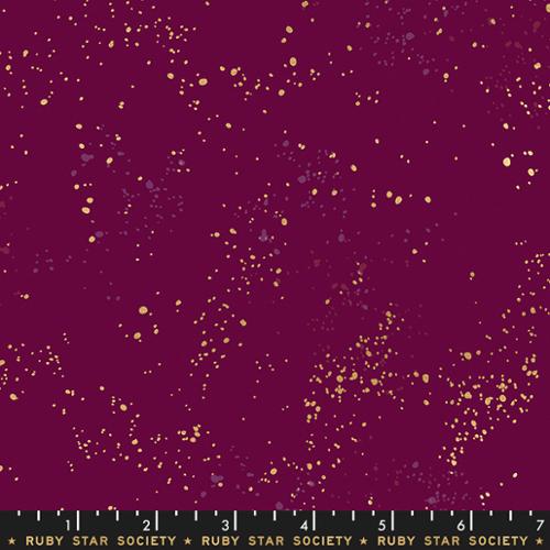 Speckled - Metallic Purple Velvet