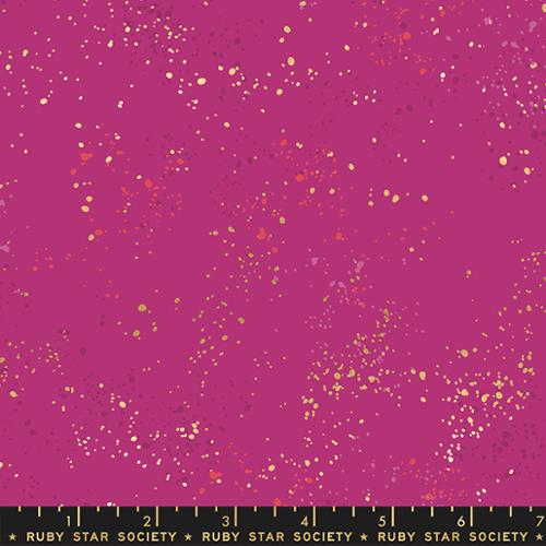 108" Wide Back - Speckled Metallic - Berry