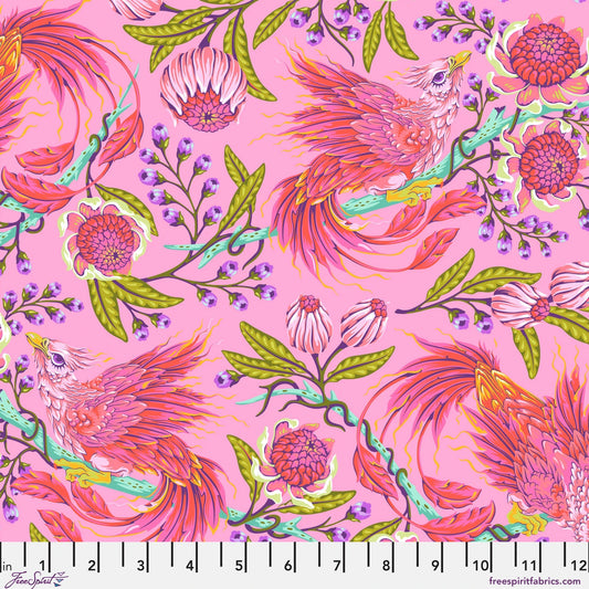Hot Wings Wild Orchid fabric from Legendary by Tula Pink for FreeSpirit Fabrics