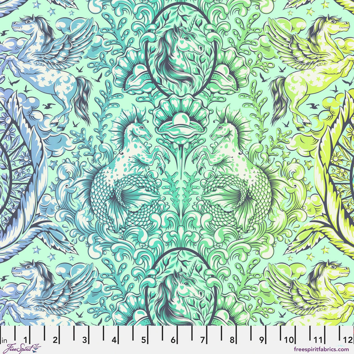 Pony Tales Stardust fabric from Legendary by Tula Pink for FreeSpirit Fabrics