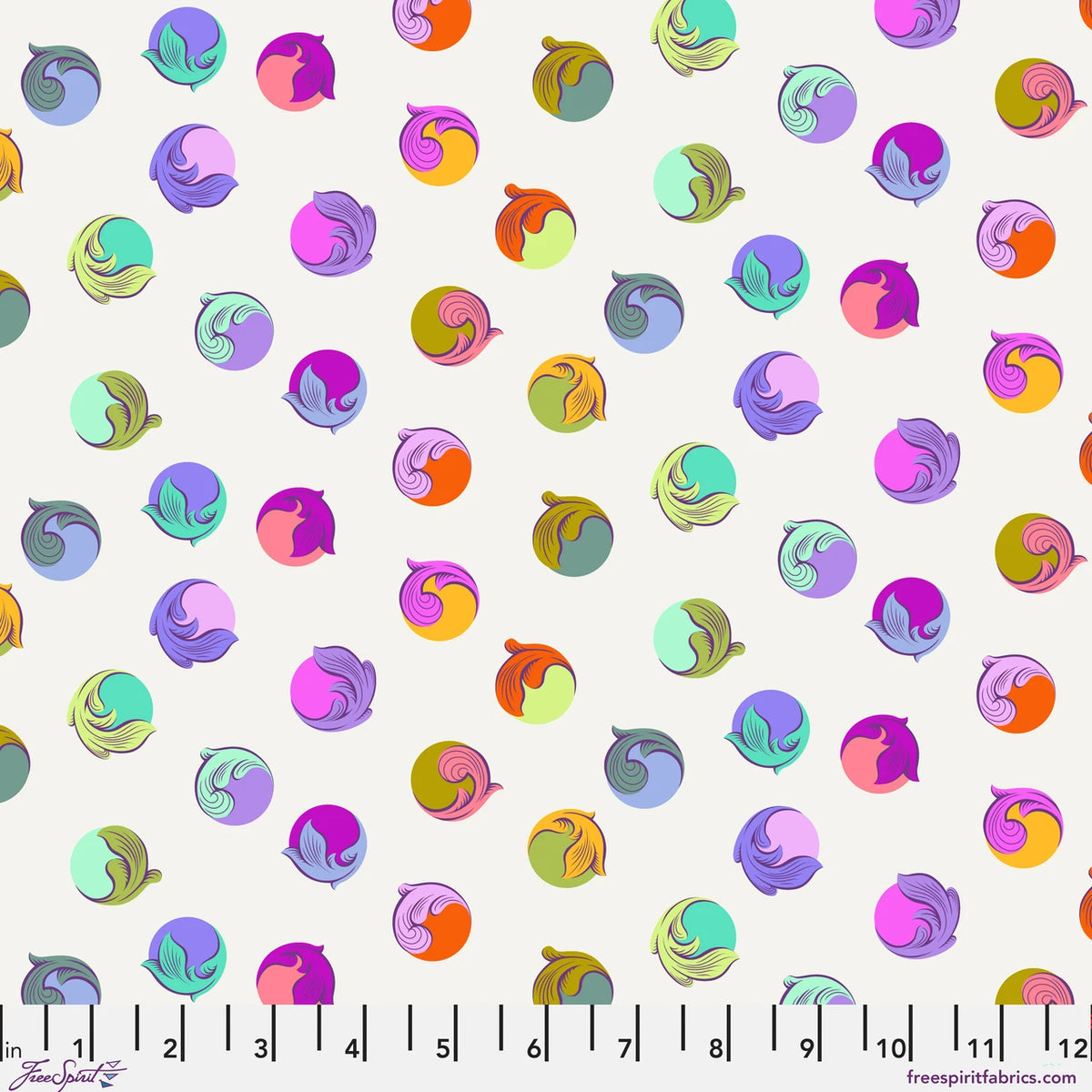 Gumdrop Pearl fabric from Legendary by Tula Pink for FreeSpirit Fabrics