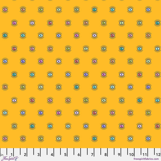 Visionary Dandelion fabric from Legendary by Tula Pink for FreeSpirit Fabrics