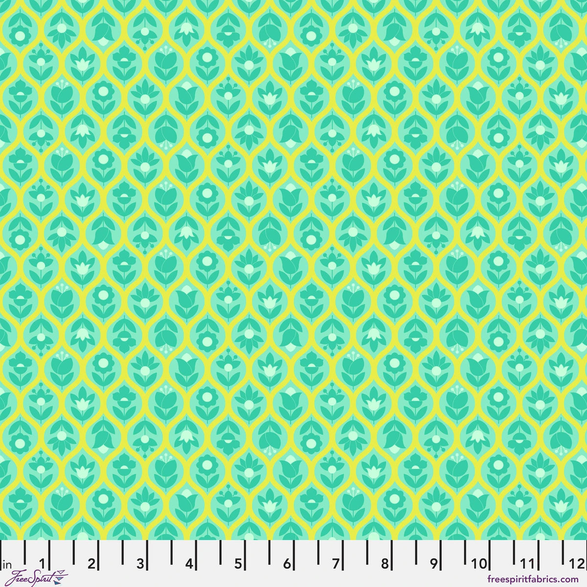 Beg Your Garden Apple fabric from Legendary by Tula Pink for FreeSpirit Fabrics