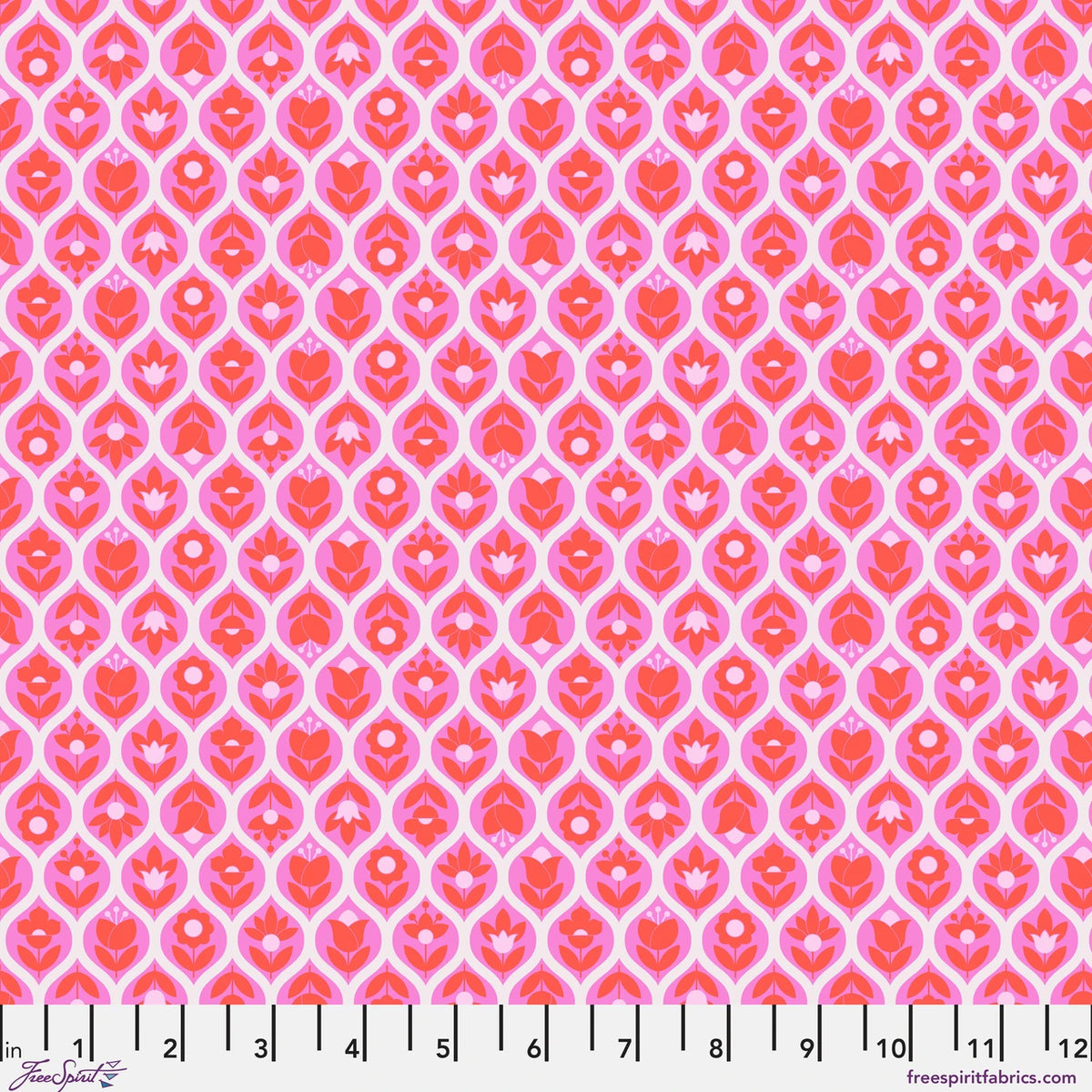 Beg Your Garden Wild Orchid fabric from Legendary by Tula Pink for FreeSpirit Fabrics