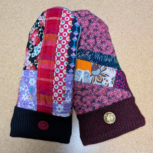 Upcycled Winter Mitts - [Mittens Medium]