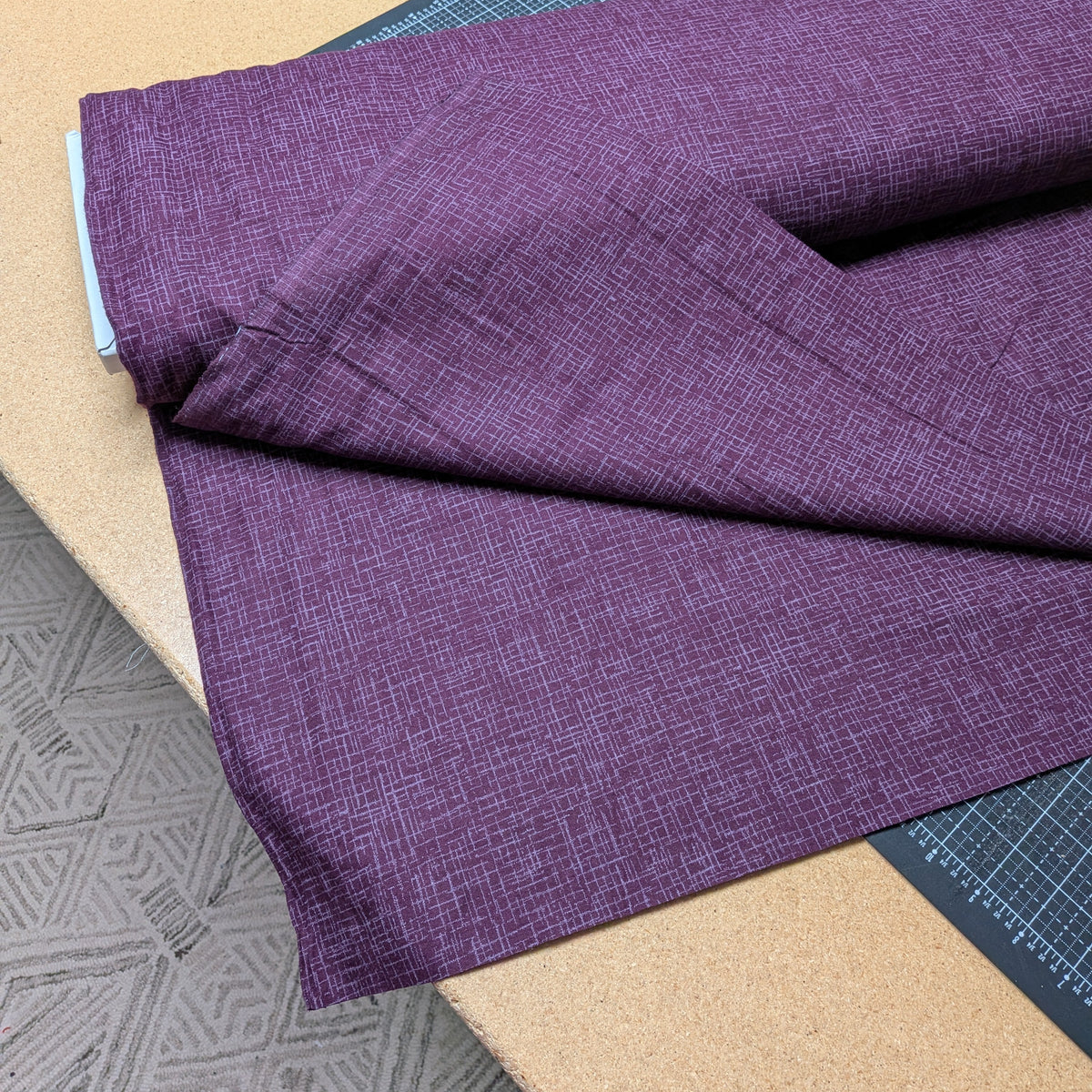 QC Extra Wide Betula Flannel - 110" Wide - Eggplant