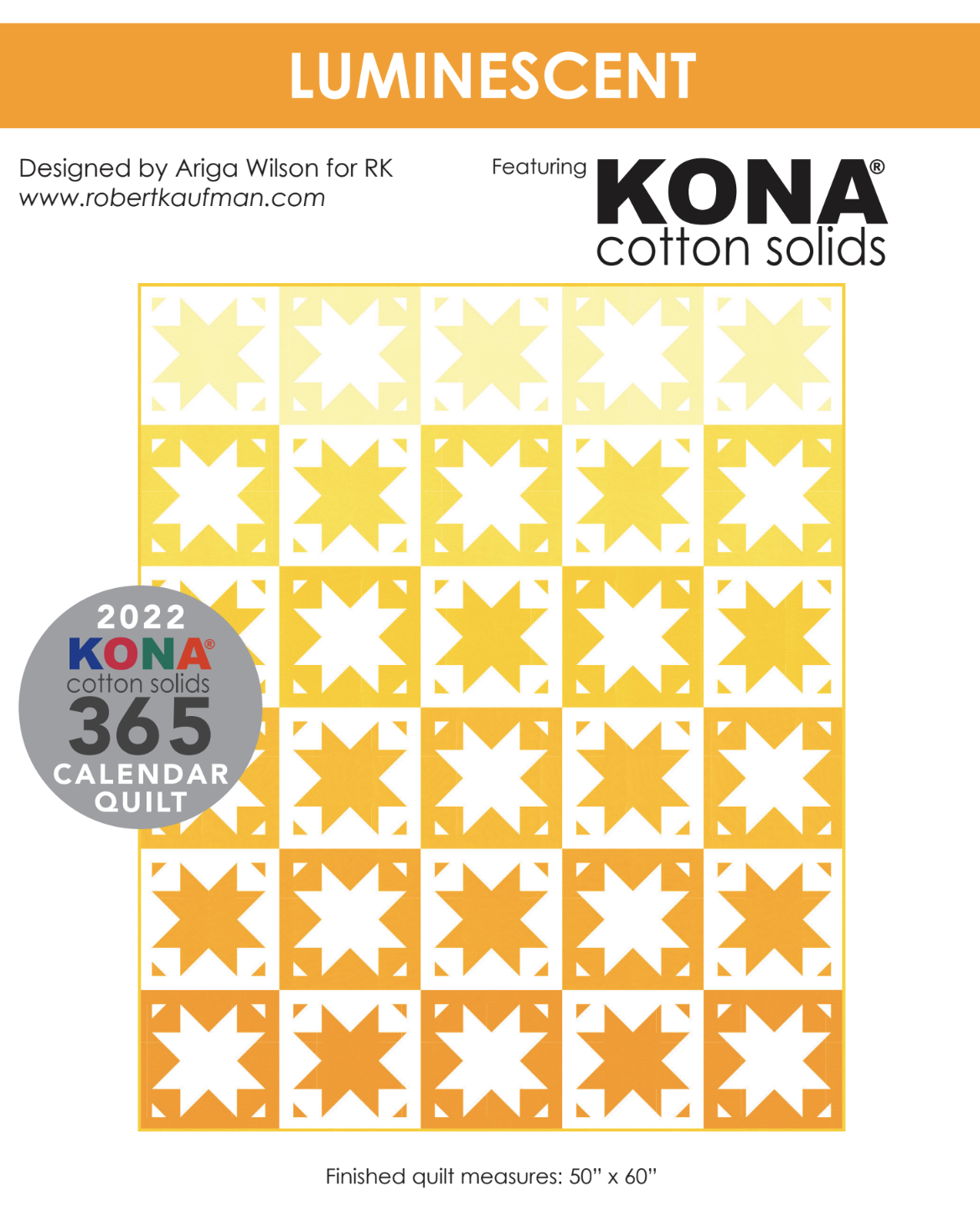 Luminescent - Kona Solids [Quilt Kit]