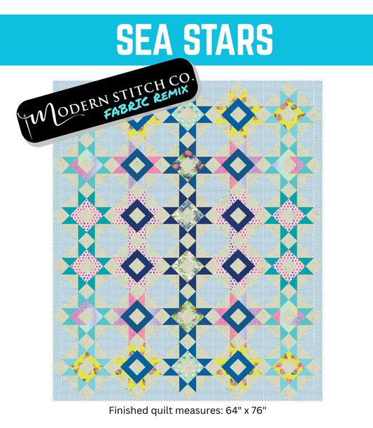 Sea Stars - Modern Stitch Co. Quilt Kit