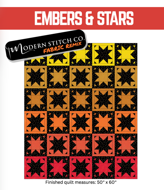 Embers & Stars - Modern Stitch Co. Quilt Kit