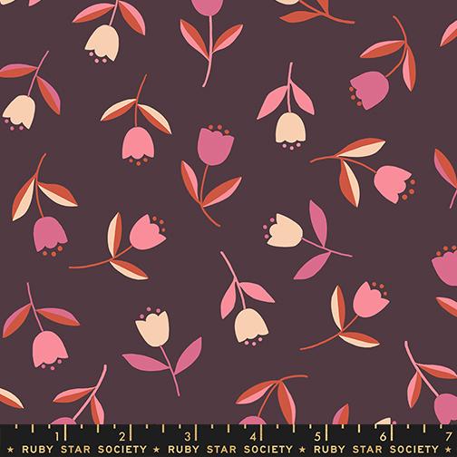 Corsage - Tiny Tulips - Eggplant [Pre-Order]