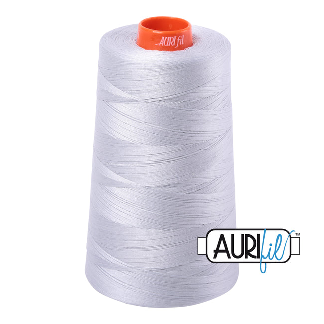 Aurifil Mako Cotton 50wt Thread Cone - 2600 Dove