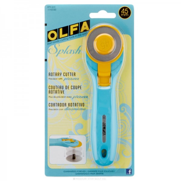 Olfa - Rotary Cutter 45mm - Splash Aqua